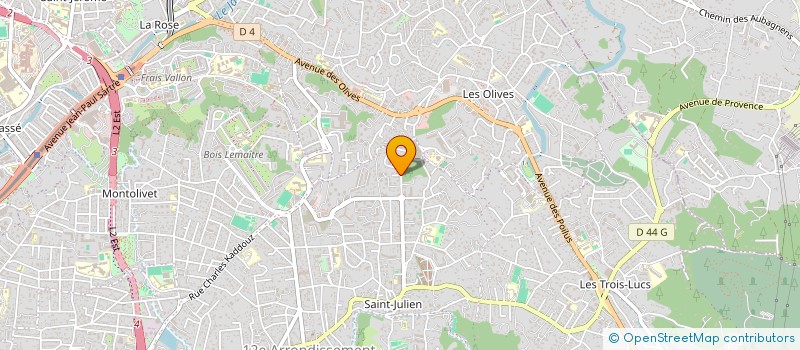 localisation de l'entreprise SCI VALIERRE à MARSEILLE
