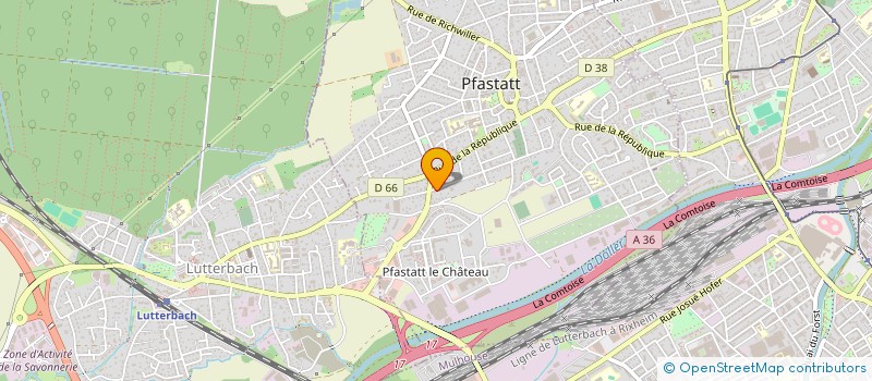 localisation de l'entreprise SCI VALILA  PFASTATT