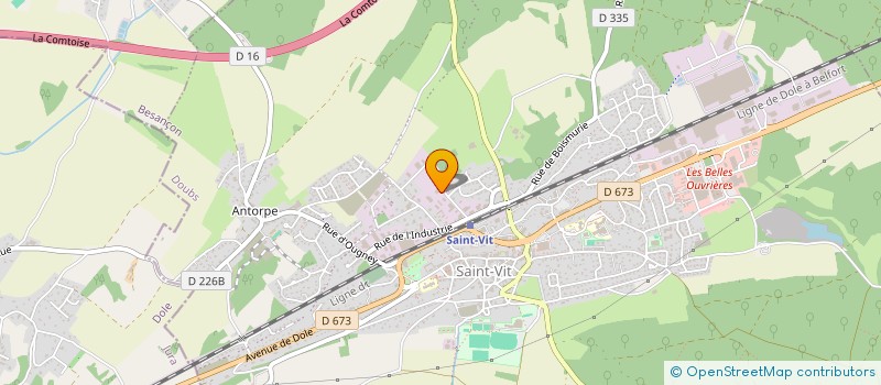 localisation de l'entreprise SCI VALIMMO  SAINT-VIT