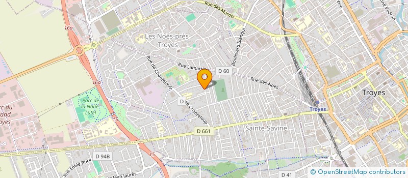 localisation de l'entreprise SCI VALINCO  SAINTE-SAVINE