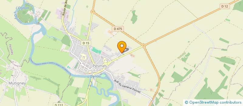 localisation de l'entreprise SCI VALINOR  PESMES