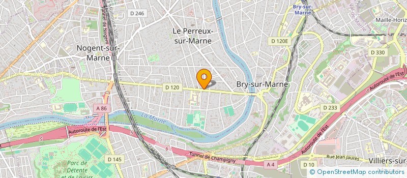 localisation de l'entreprise SCI. VALINVEST  LE PERREUX-SUR-MARNE