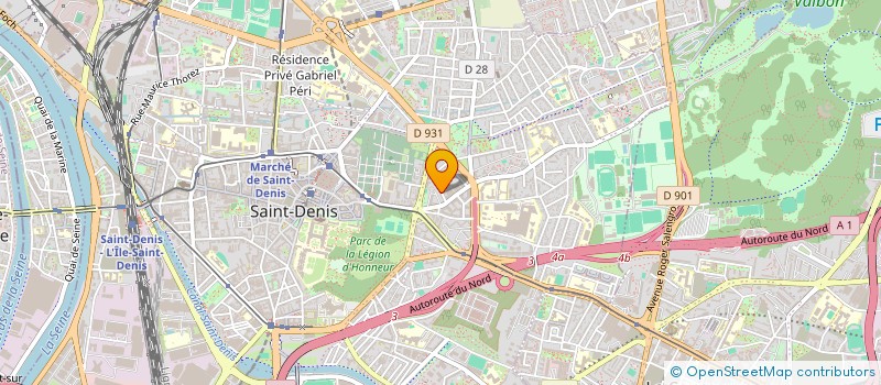 localisation de l'entreprise SCI VALION à SAINT-DENIS