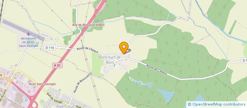 localisation de l'entreprise SCI VALISA  BONCOURT-LE-BOIS