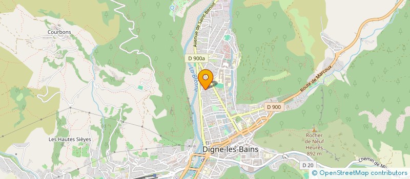 localisation de l'entreprise SCI VALISOA à DIGNE-LES-BAINS