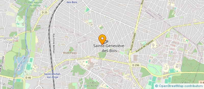 localisation de l'entreprise SCI VALITON à SAINTE-GENEVIEVE-DES-BOIS