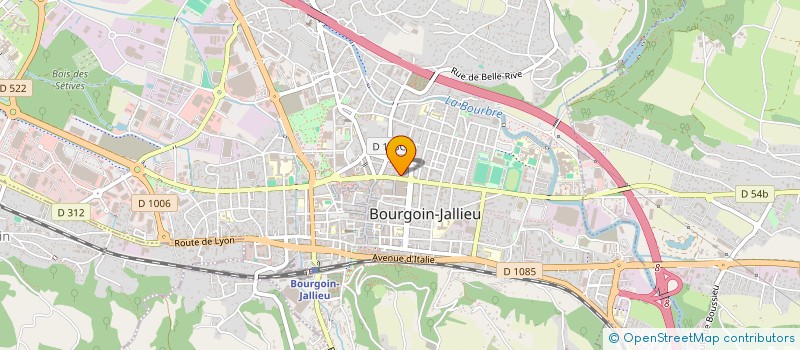 localisation de l'entreprise SCI VALJEAN  BOURGOIN-JALLIEU