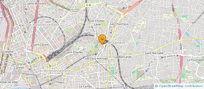 localisation de l'entreprise SCI VALJEAN à MARSEILLE