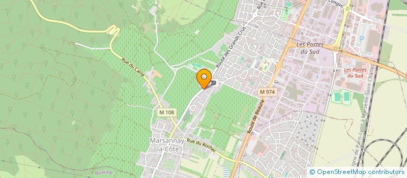 localisation de l'entreprise SCI VALJEAN à MARSANNAY-LA-COTE