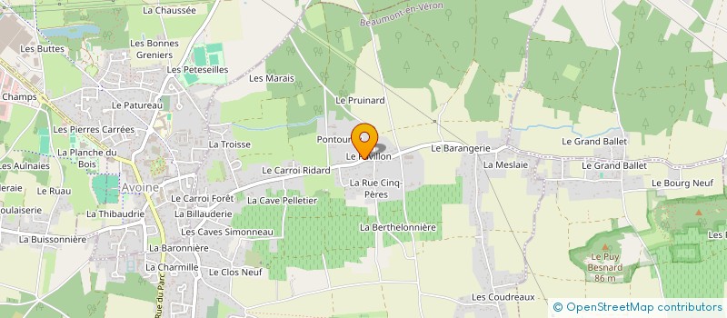 localisation de l'entreprise SCI VALJEAN  BEAUMONT-EN-VERON