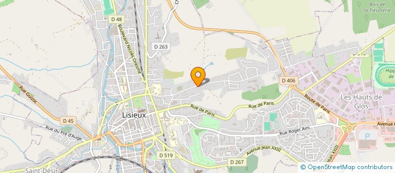 localisation de l'entreprise SCI VALJEAN à LISIEUX