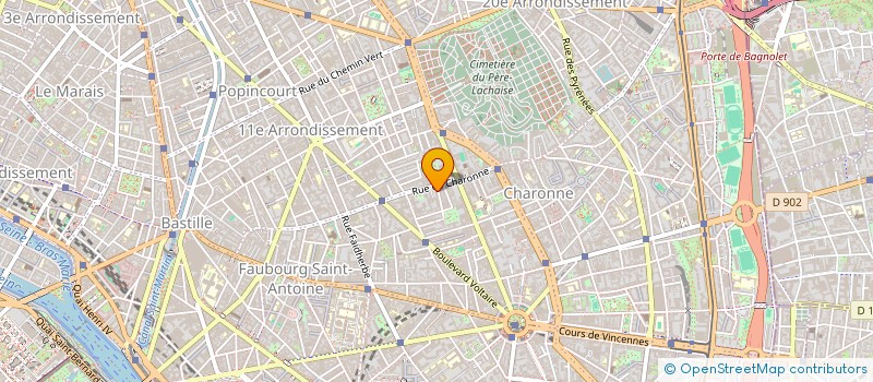 localisation de l'entreprise SCI VALJEAN  PARIS