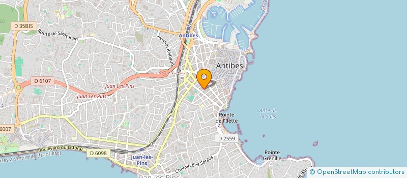localisation de l'entreprise SCI VALJEANMARIE à ANTIBES