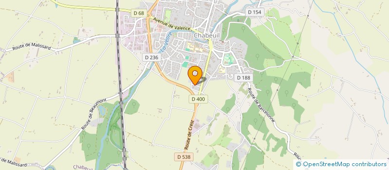 localisation de l'entreprise SCI VALJEANSE à CHABEUIL
