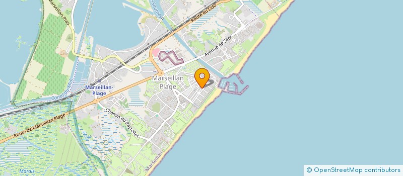 localisation de l'entreprise SCI VALJOYEUSE à MARSEILLAN