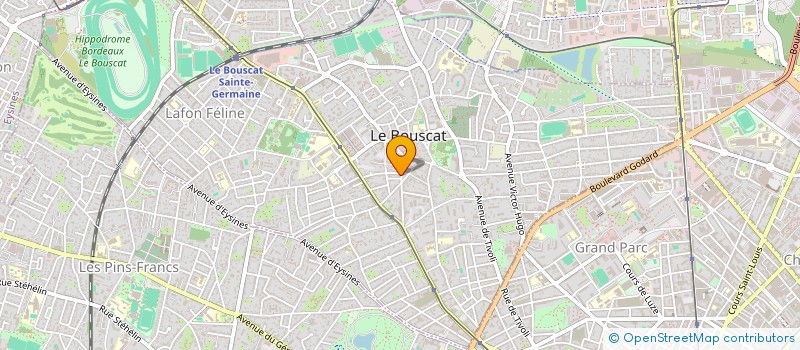 localisation de l'entreprise SCI VALKRIS  LE BOUSCAT