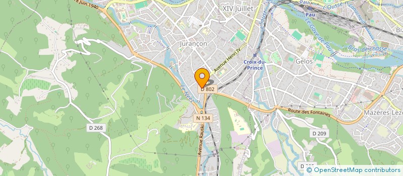 localisation de l'entreprise SCI VALKYRIENT à JURANCON