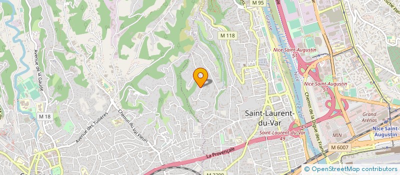 localisation de l'entreprise SCI VALL  SAINT-LAURENT-DU-VAR