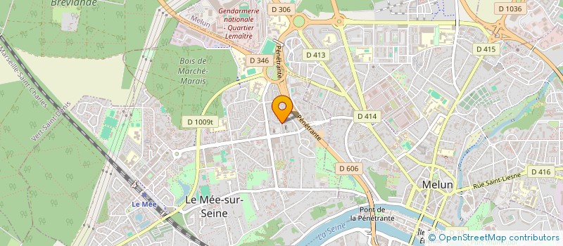 localisation de l'entreprise SCI VALL'ICEA  LE MEE-SUR-SEINE