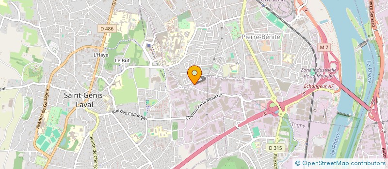 localisation de l'entreprise SCI VALLANDRY  SAINT-GENIS-LAVAL