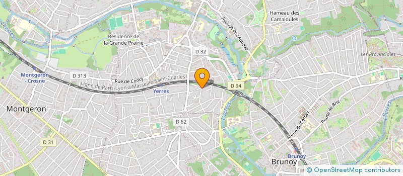 localisation de l'entreprise SCI VALLAT  YERRES