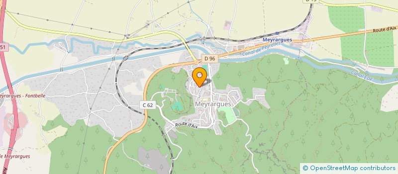 localisation de l'entreprise SCI VALLAT II - LE GRAND VALLAT  MEYRARGUES