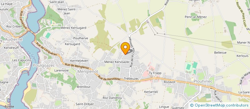 localisation de l'entreprise SCI VALLE  PLOUHINEC