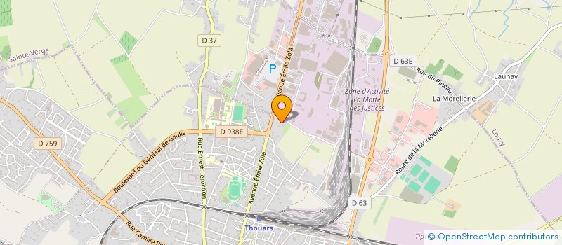 localisation de l'entreprise SCI VALLEAU à THOUARS