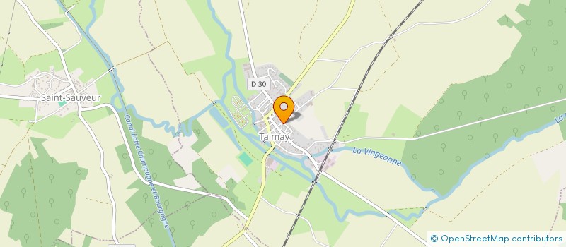 localisation de l'entreprise SCI VALLEE  TALMAY