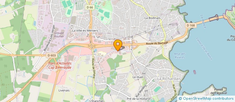 localisation de l'entreprise SCI VALLEE  LA RICHARDAIS