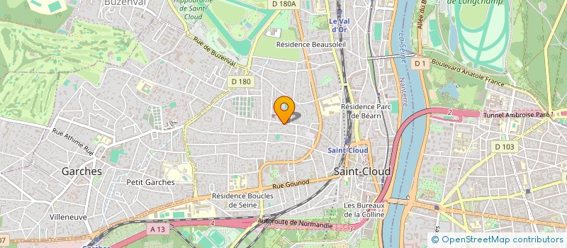 localisation de l'entreprise SCI VALLEE  SAINT-CLOUD