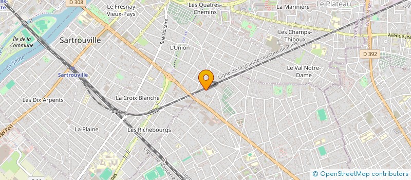 localisation de l'entreprise SCI VALLEE  HOUILLES