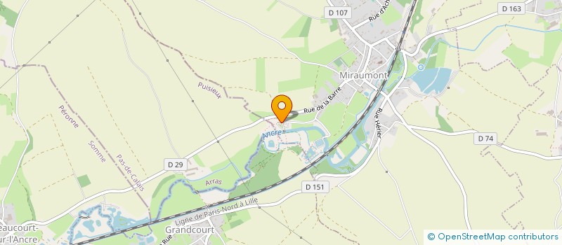 localisation de l'entreprise SCI VALLEE D'ANCRE  AUTHUILLE