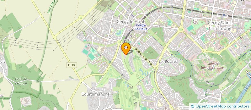 localisation de l'entreprise SCI VALLEE D'ENGHIEN  CERGY