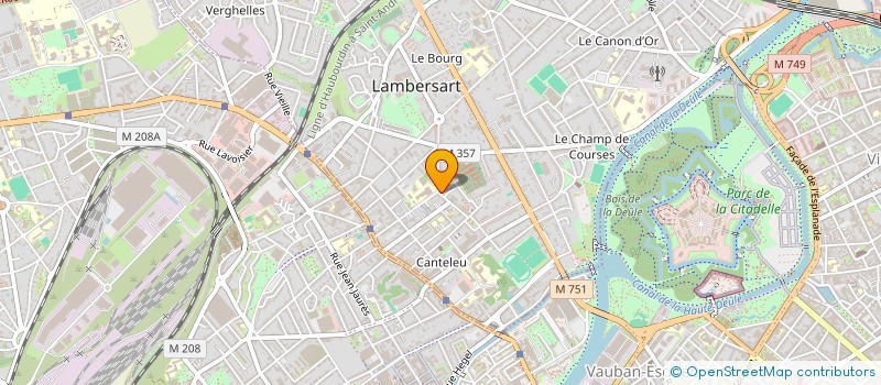 localisation de l'entreprise SCI VALLEE DE LA LYS à LAMBERSART