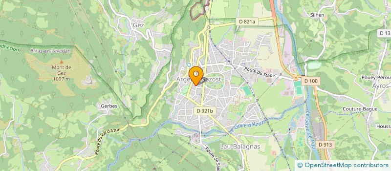 localisation de l'entreprise SCI VALLEE DES GAVES  ARGELES-GAZOST