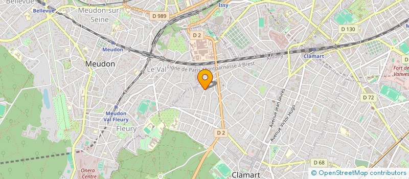 localisation de l'entreprise SCI VALLEE DU BOIS à CLAMART