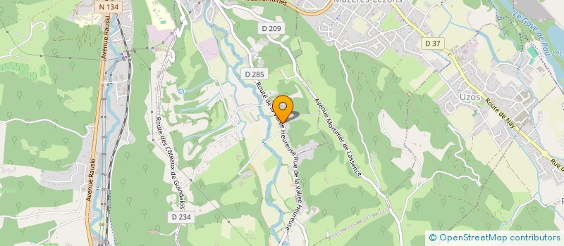 localisation de l'entreprise SCI VALLEE HEUREUSE à GELOS
