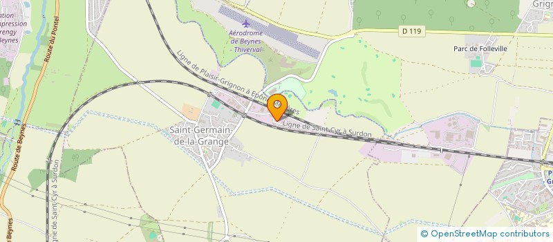 localisation de l'entreprise SCI VALLEE LAS  SAINT-GERMAIN-DE-LA-GRANGE