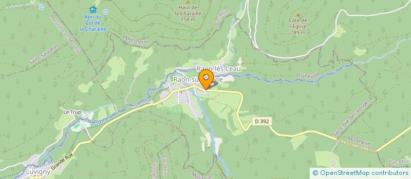 localisation de l'entreprise SCI VALLEE LOCATION  RAON-SUR-PLAINE