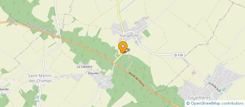 localisation de l'entreprise SCI VALLEE PAYSAGER  HARGEVILLE