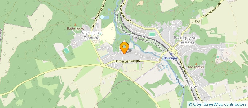 localisation de l'entreprise SCI VALLES  VAYRES-SUR-ESSONNE