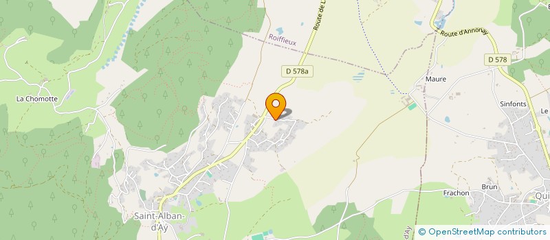 localisation de l'entreprise SCI VALLET  SAINT-ALBAN-D'AY