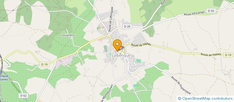 localisation de l'entreprise SCI VALLET MARNET  LALBENQUE