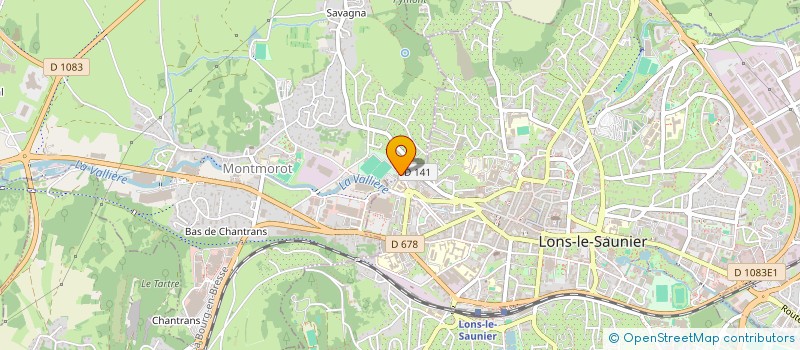 localisation de l'entreprise SCI VALLIERE DE LONS 85  LONS-LE-SAUNIER