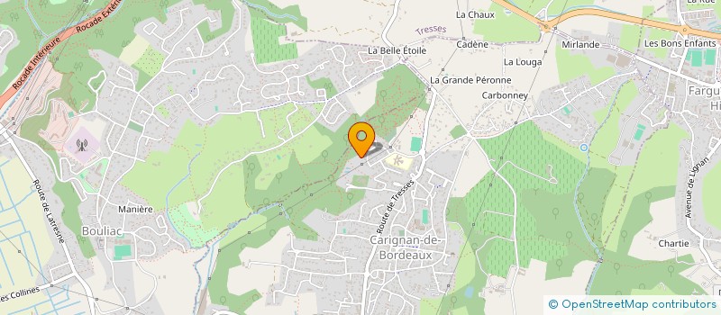 localisation de l'entreprise SCI VALLIERES  CARIGNAN-DE-BORDEAUX