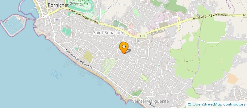 localisation de l'entreprise SCI VALLMET à PORNICHET