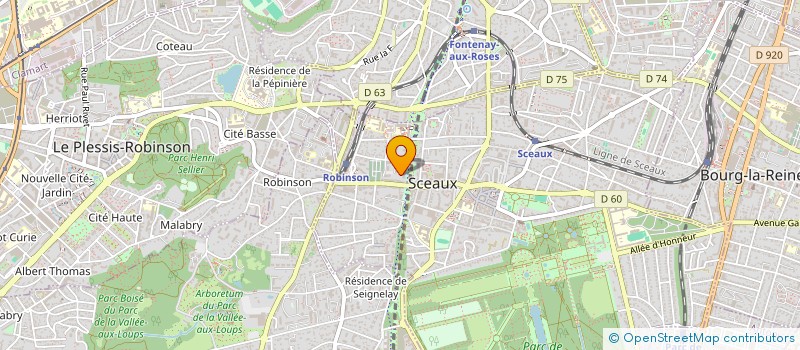 localisation de l'entreprise SCI VALLO à SCEAUX