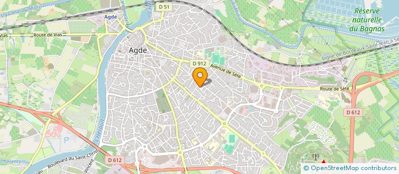 localisation de l'entreprise SCI VALLOIS  AGDE