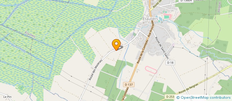 localisation de l'entreprise SCI VALLOIS  ETAULIERS